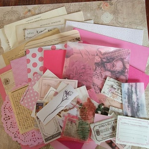 Junk Journal Kit | Grab Bag - 50 piece -Ephemera | Crafting | Junk Journaling | Scrapbooking | Collage | Vintage Journal