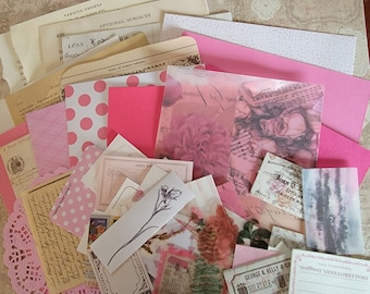 Junk Journal Kit | Grab Bag - 50 piece -Ephemera | Crafting | Junk Journaling | Scrapbooking | Collage | Vintage Journal