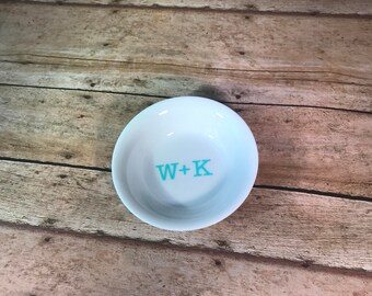 Engagement Ring Dish Personalized Ring Dish Engagement Wedding Gift Bridal Shower Gift