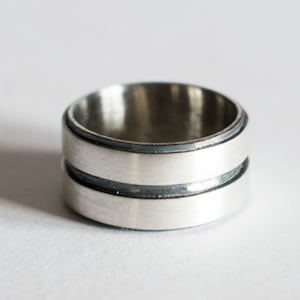 Anel unissex, anel de prata esterlina, anel feito à mão, anel masculino oxidado, anéis masculinos.