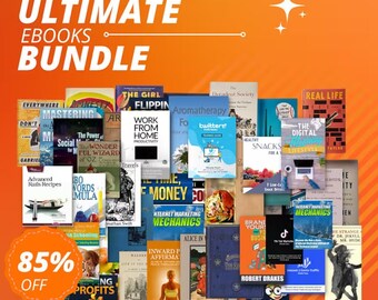 12 Million Ebooks, 12 Million PLR Articles, Bonus with reseller rights, 12M Ebooks bundle, EBook collection