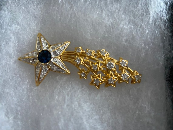 Barbara Mandrell Vintage Shooting Star Pin Brooch… - image 1