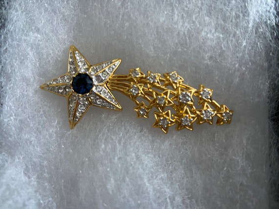 Barbara Mandrell Vintage Shooting Star Pin Brooch… - image 2