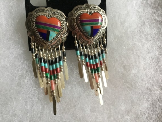 Vintage native american on sale earrings
