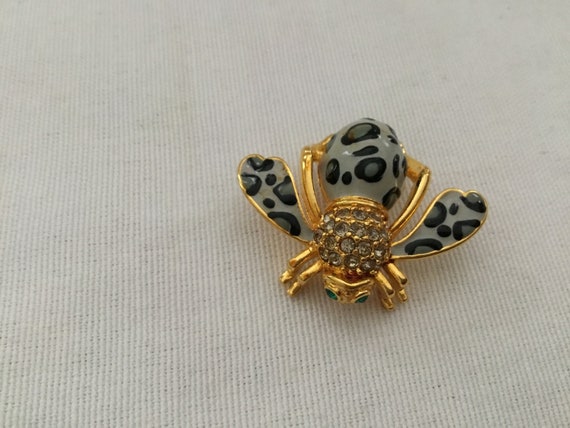 Vintage Joan Rivers Jewelry Rare Animal Print Bee… - image 9