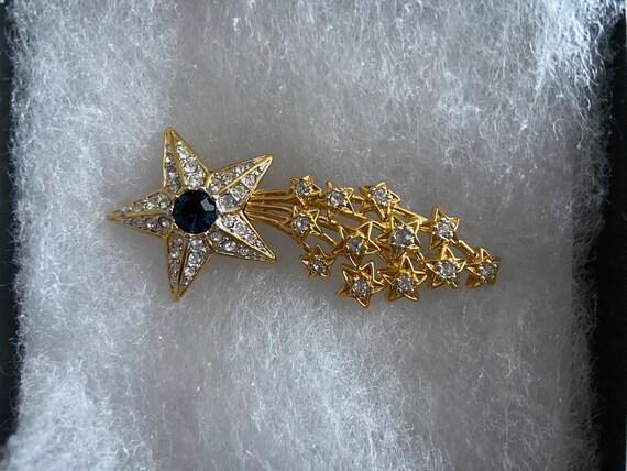 Barbara Mandrell Vintage Shooting Star Pin Brooch… - image 4