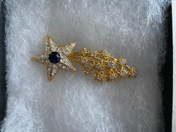 Barbara Mandrell Vintage Shooting Star Pin Brooch… - image 3