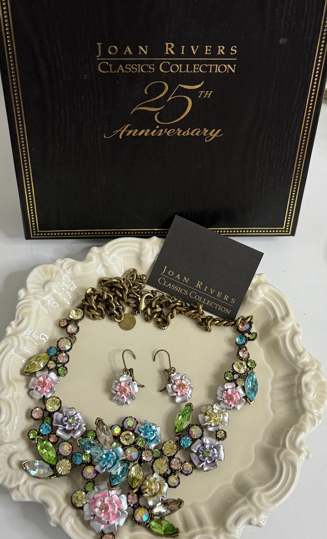 Vintage Boxed Joan Rivers Language of Flowers Classic Collections 25th ...