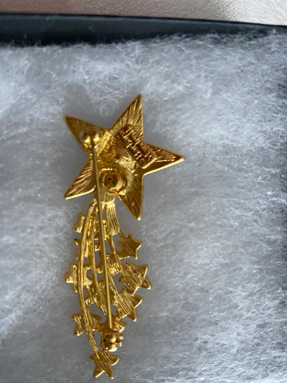 Barbara Mandrell Vintage Shooting Star Pin Brooch… - image 9