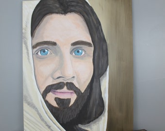 Jesus Christ Painting 24 x 30 by Nathan Alan, Religious Art, Christian