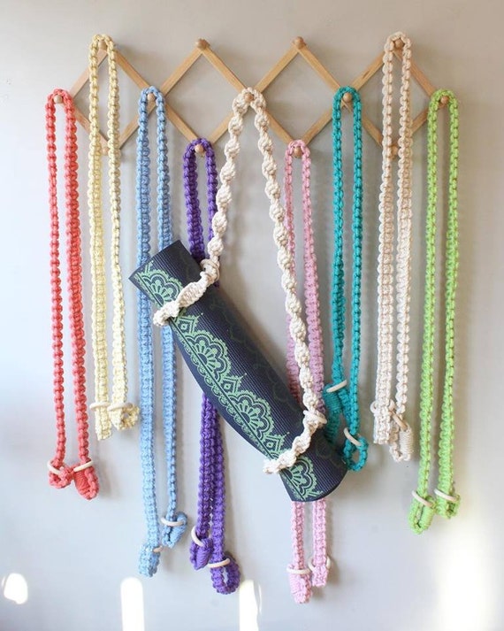 Macrame Yoga Mat Strap Yoga Strap Mat Holder Etsy
