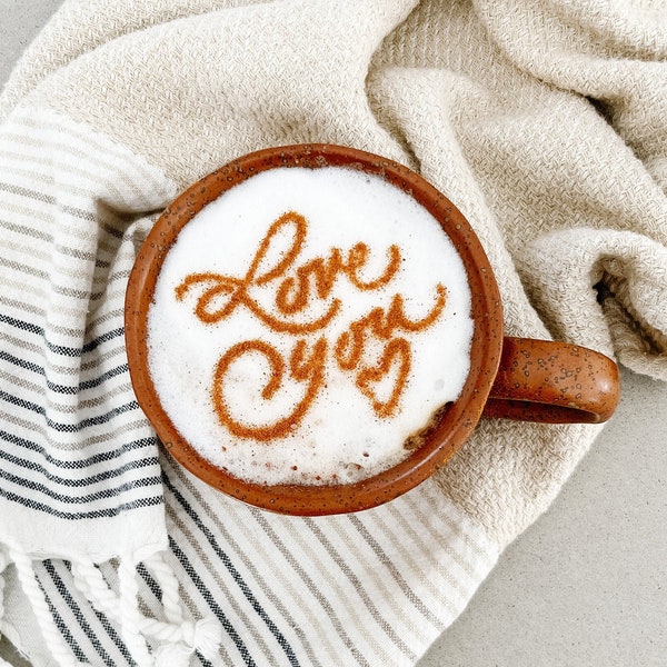 Coffee Stencil Etsy Canada