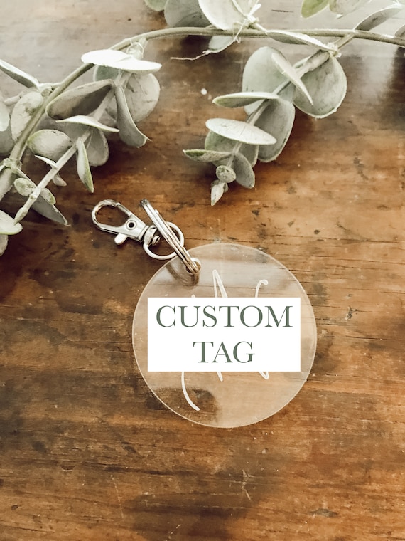 Custom Acrylic Tags 