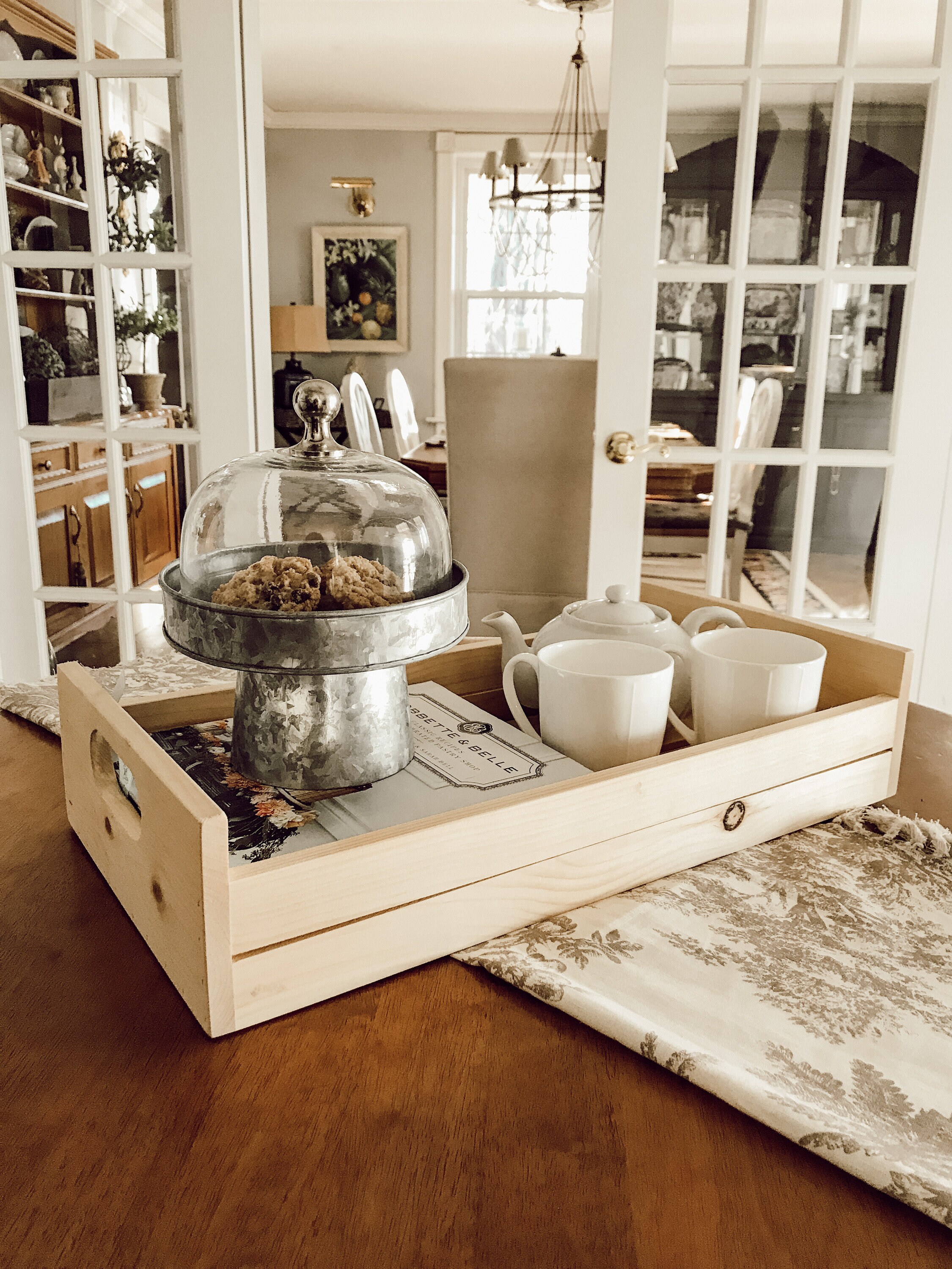 Farmhouse Tray Coffee Table Tray Natural Pine Wood Tray Etsy UK