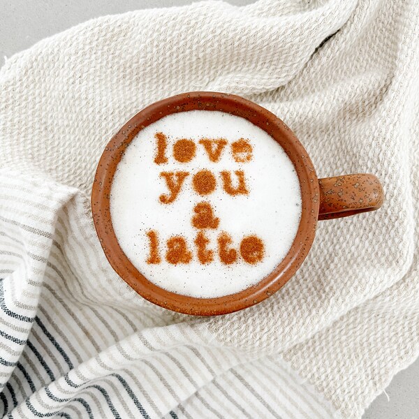 Coffee Stencil Etsy Canada