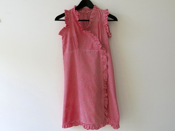 vintage gingham dress