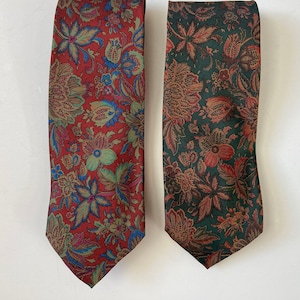 VINTAGE LIBERTY TIES - Floral silk ties from Liberty of London