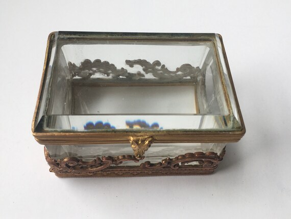 ANTIQUE CRYSTAL CASKET - 19th century French crys… - image 4