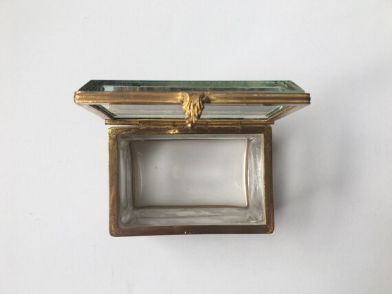 ANTIQUE CRYSTAL CASKET - 19th century French crys… - image 6