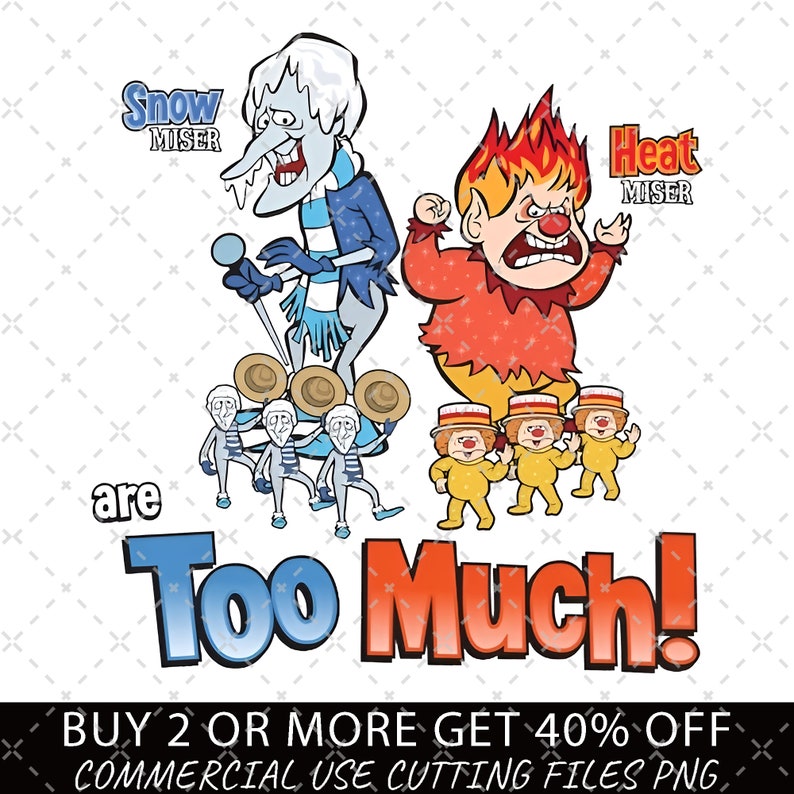 Miser Brothers Heating and Cooling PNG, Miser Brothers Too Much Png