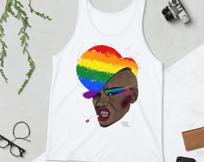 Pride Grace Jones Unisex Tank Top