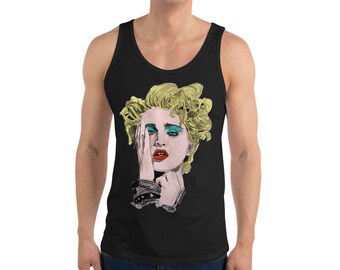 Madonna Kabbalah 2004 Tour Girls Juniors White Tank Top Shirt New Official NOS Madonna Kabbalah 2004 Tour Girls Juniors White Tank Top Shirt New Official NOS