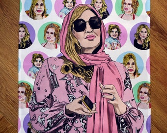 Jennifer Coolidge Dish Towel (Tea Towel)