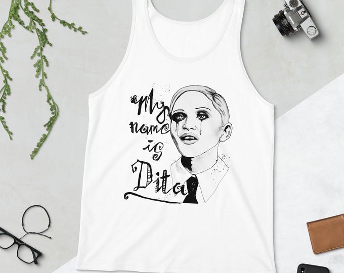 Madonna Erotica (Black and White Version) Unisex Tank Top