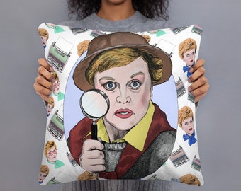 Angela Lansbury 18" Pillow Case