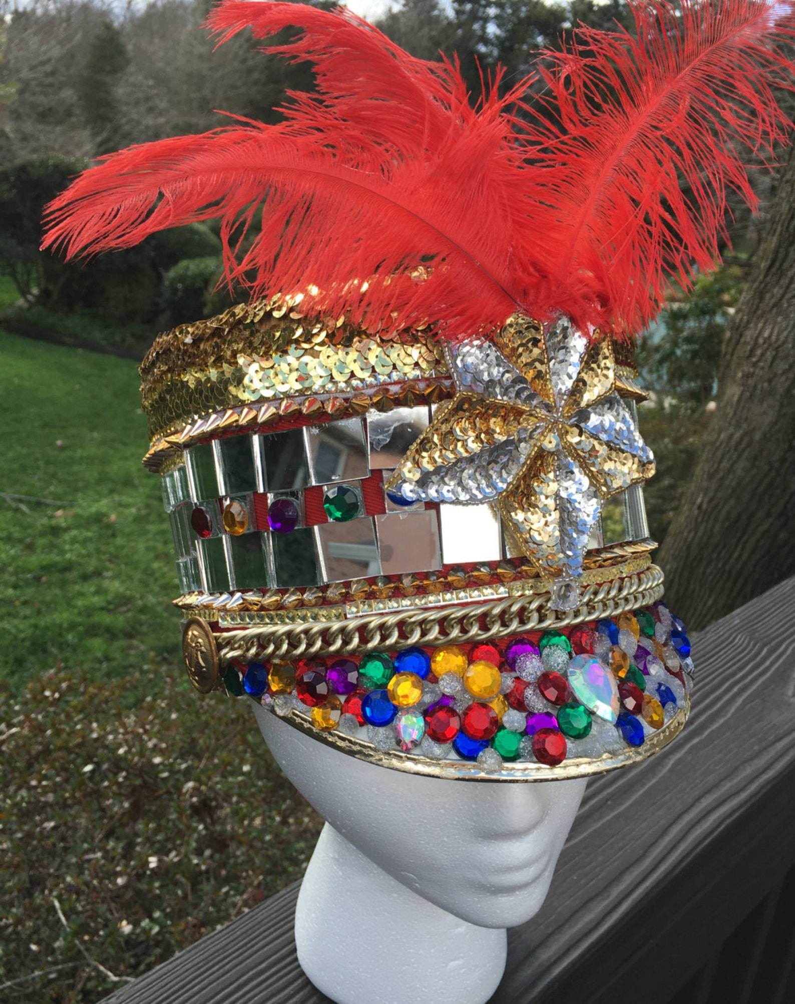 Marvelous Majorette Marching Band Hat Unisex Etsy