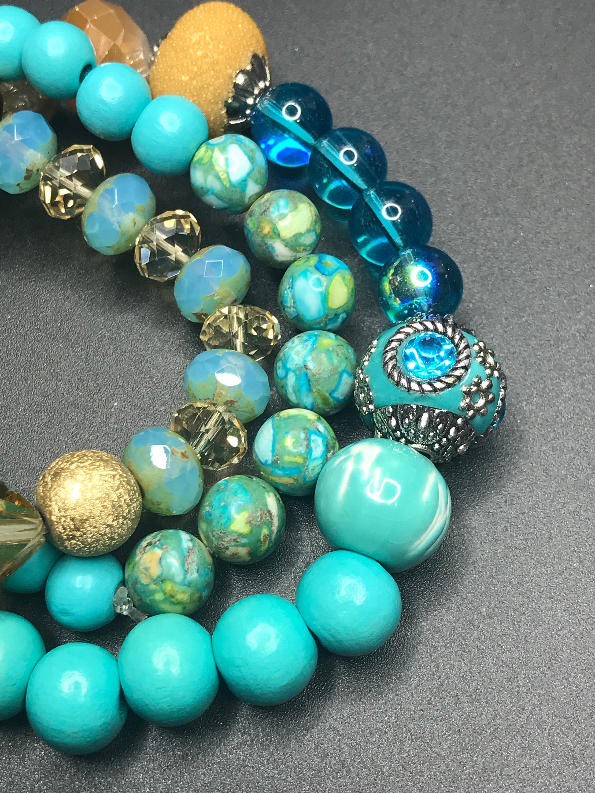 Stretch Bracelets Stacking Bracelets BOHO Bracelets Hippie Etsy