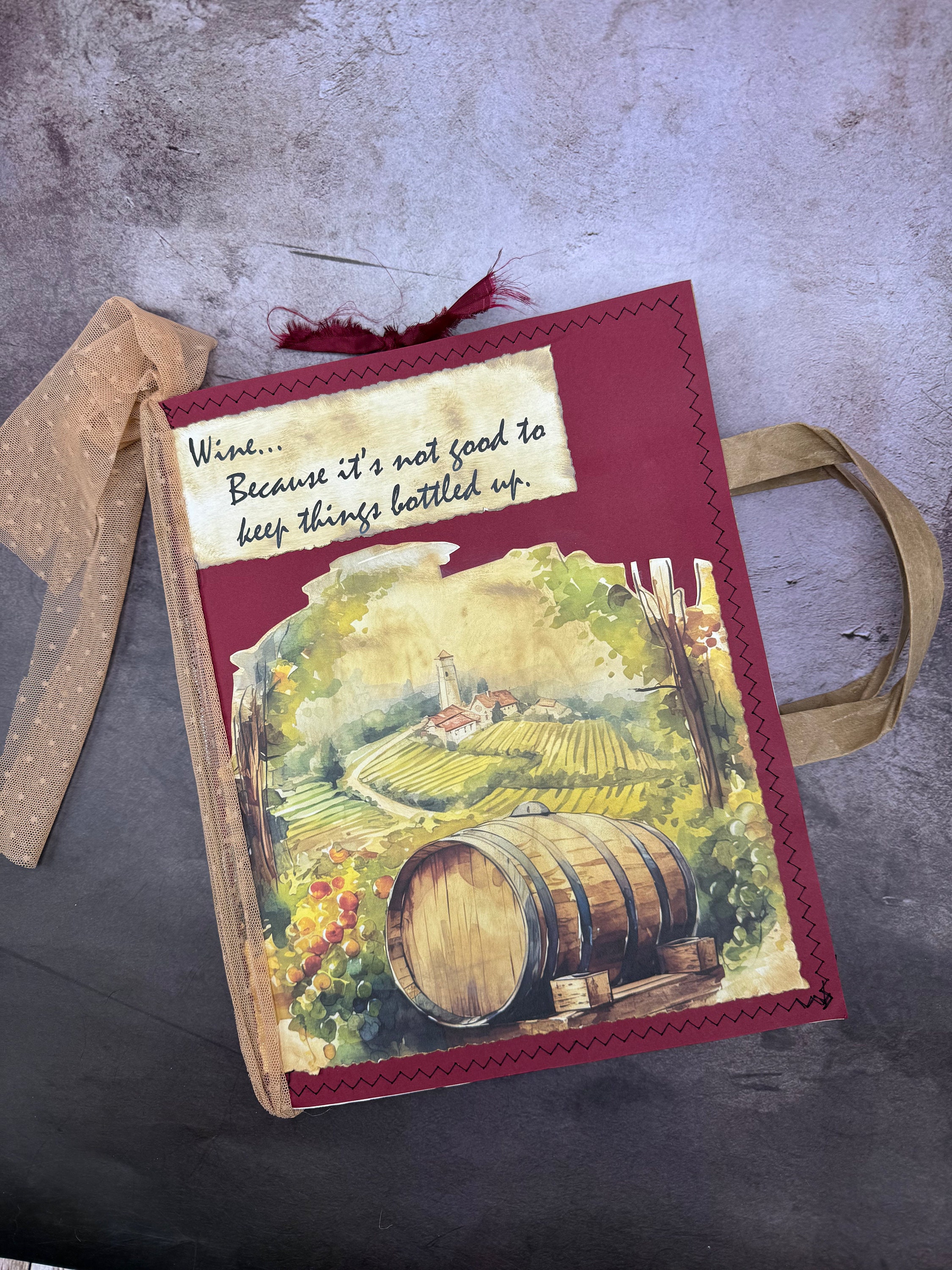 郵送買取 新品5台以上送料無料キャンペーン中！！  Wine Lover Wine Favorite Journal, Lover Wine Journal, Junk 手帳・カレンダー