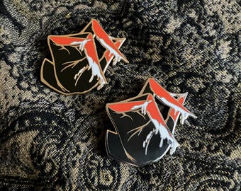 Alastor Hand hard enamel pins (lewd)