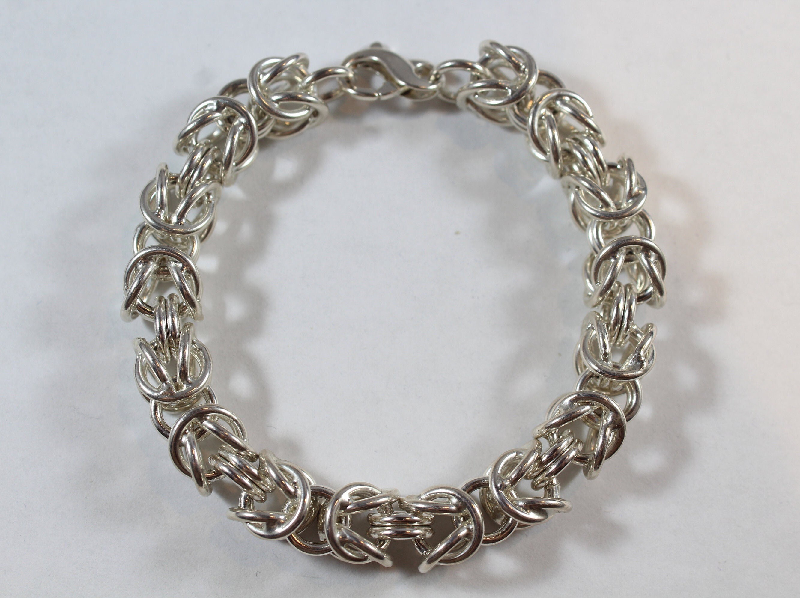Vintage Sterling Silver Thick Chain Bracelet - Etsy Vintage Sterling Silver Thick Chain Bracelet - Etsy