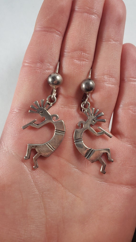 Vintage Sterling Silver Navajo Person Kokopelli Ea