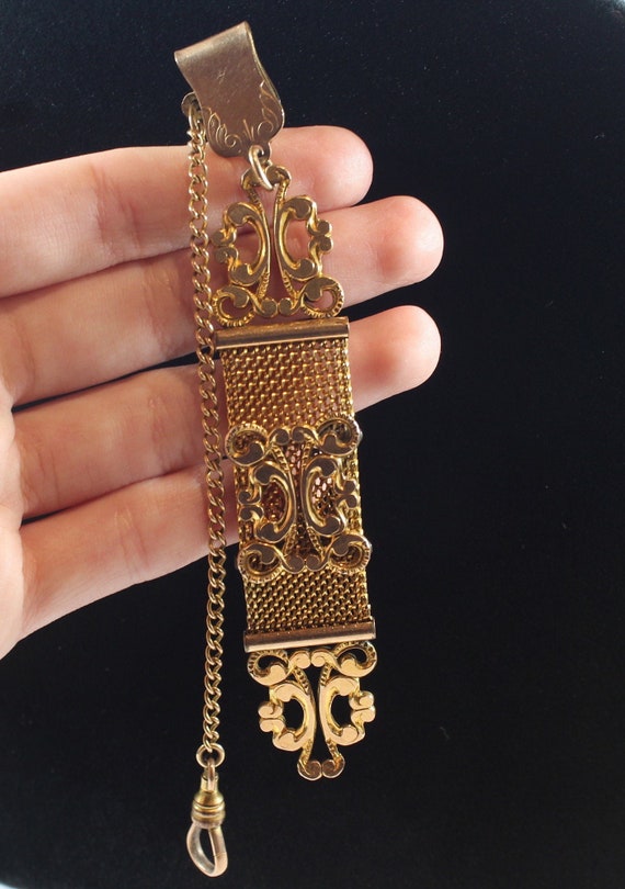 Antique Victorian Gold Filled Wide Pocket Watch Ch