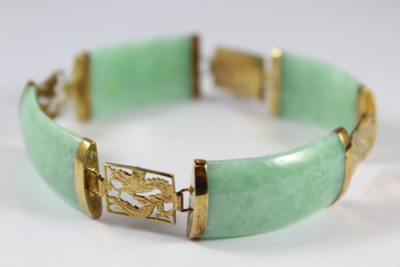 Nephrite/canadian Jade Natural & 14k Gold Plated Bangle Bracelet-jade  Jewelry, Vintage, Green Jewelry, Jade Bangle Bracelet 7 Inches - Etsy