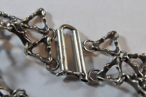 Vintage Sterling Silver Triangular Shape Pattern … - image 6