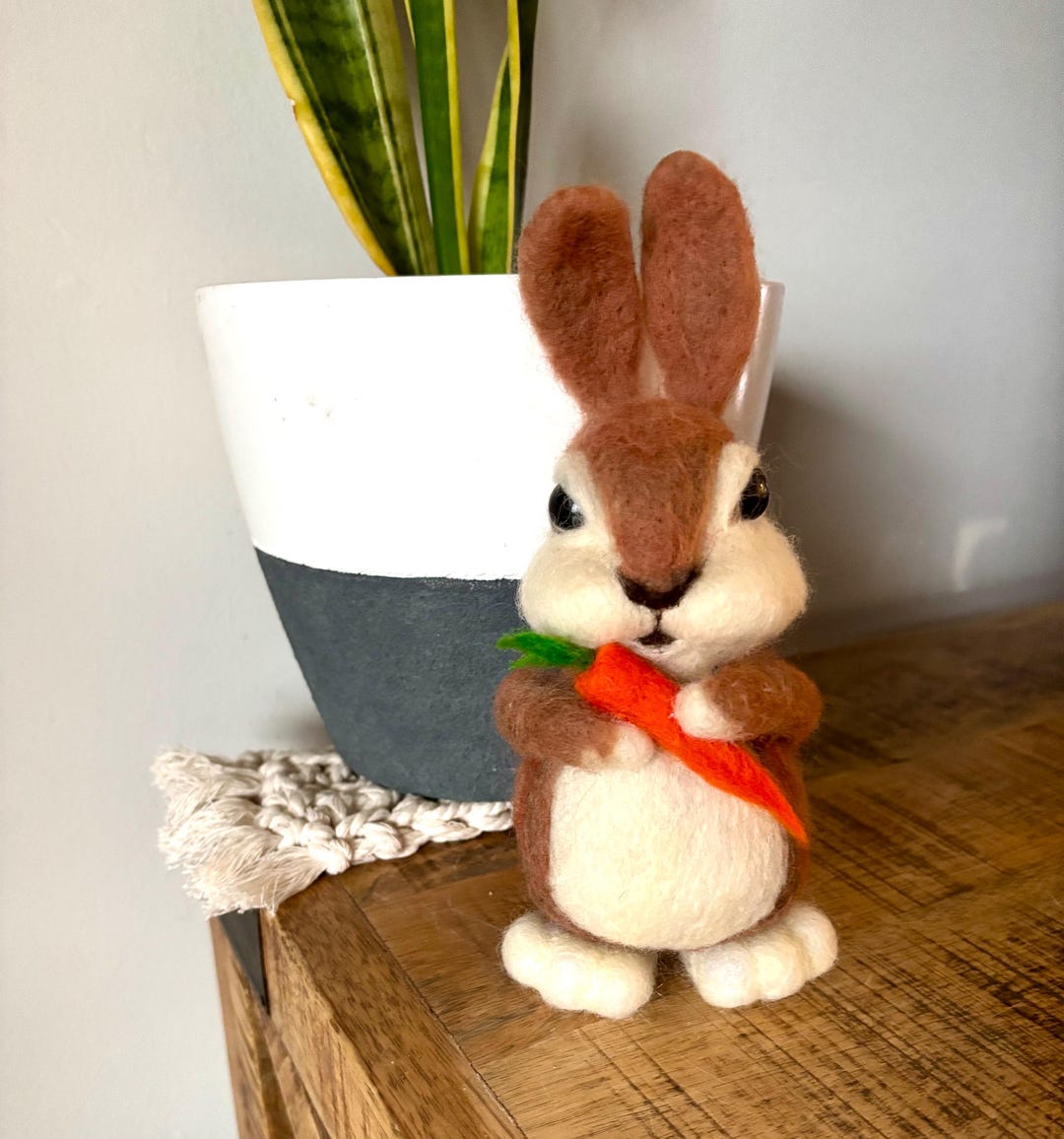Needle Felted Bunny Rabbit - Etsy