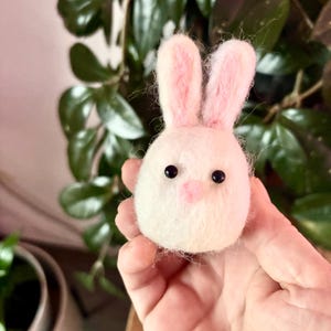 Needle Felted Bunny  Needle Felt Animals | Mini Felt Bunnies | Felt Animal Sculptures | Gift for mom | Gifts for Animal Lovers