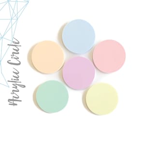 25 Acrylic Circle Blanks  - NEW PASTEL COLORS ( Select size and colors )  1/8&quot; Thick - laser cut With Polished Edges Plexiglass