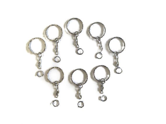25 Clear Key Chain Blanks, 2 acrylic round keychain blanks, CIRCLE Di