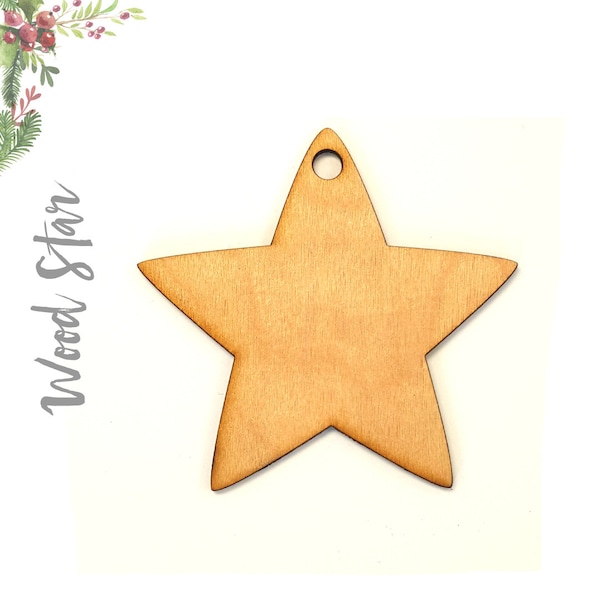 Blank Wooden Ornaments Etsy