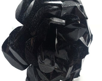 Black & Glitter Rose