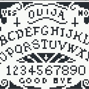 Pdf download ouija board cross stitch pattern