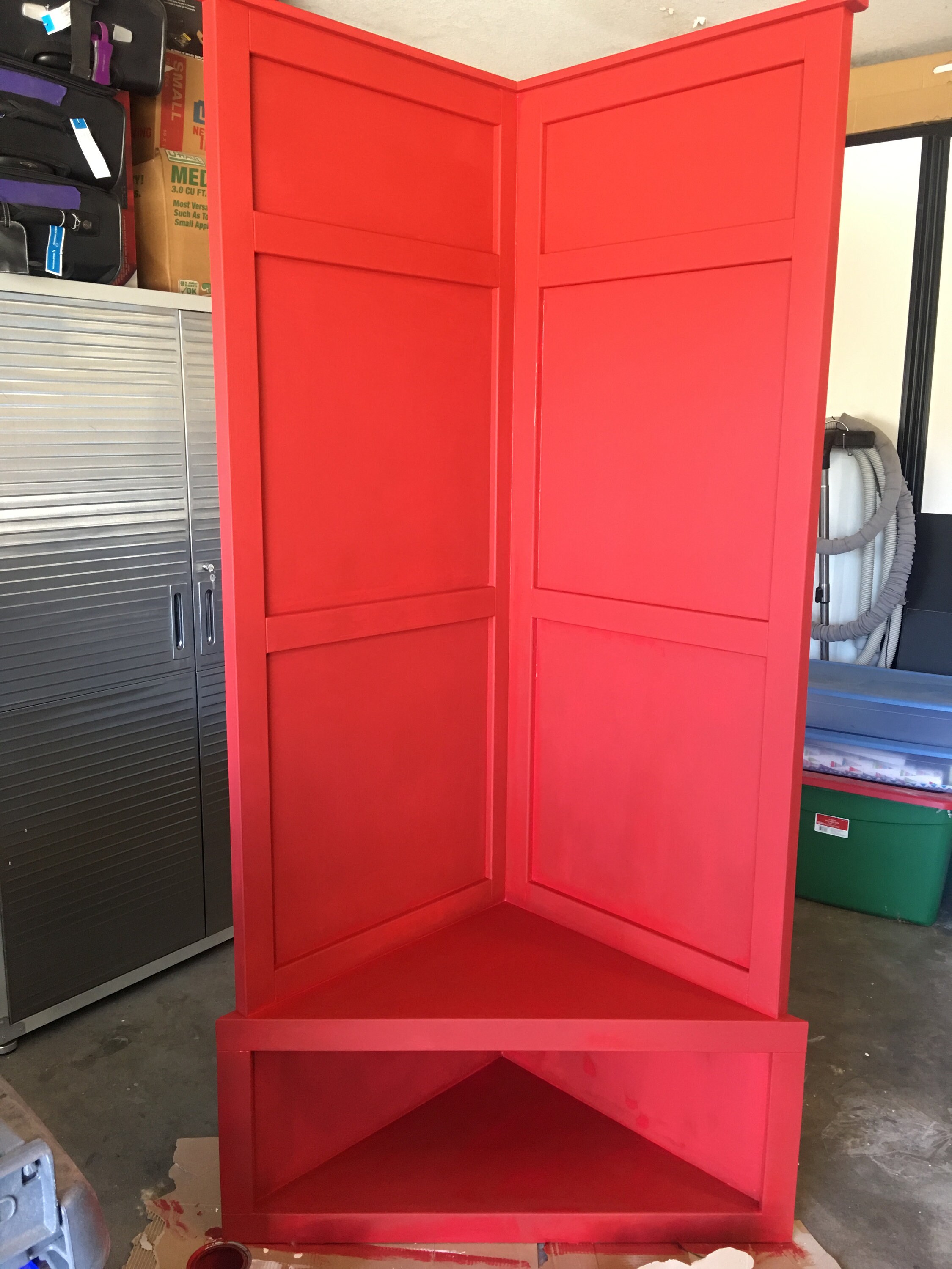 CUSTOM HALL TREE Corner Design W/ Bench Storage Coat Rack Etsy