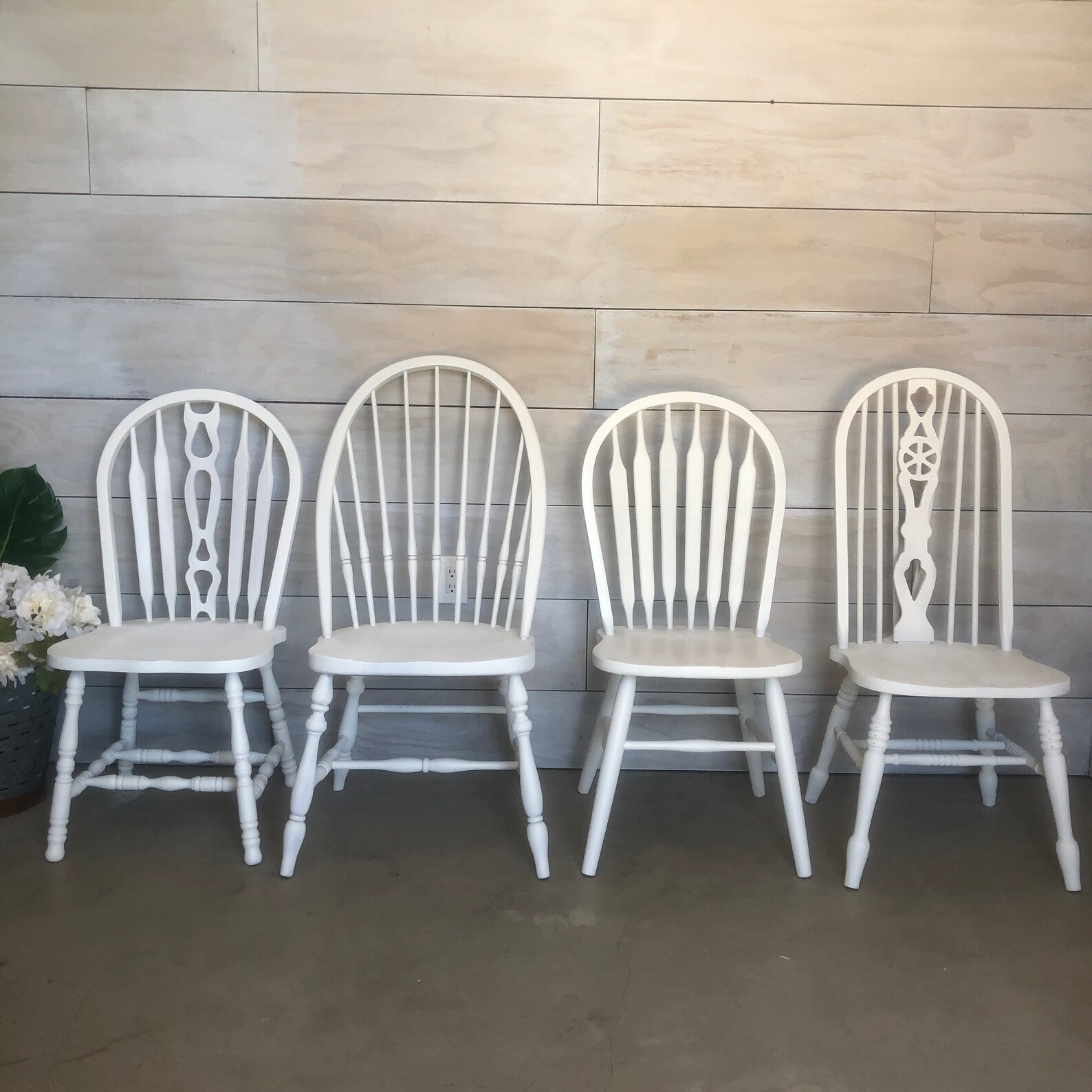 Farmhouse Chairs set of four vintage farm chairs You choose Etsy