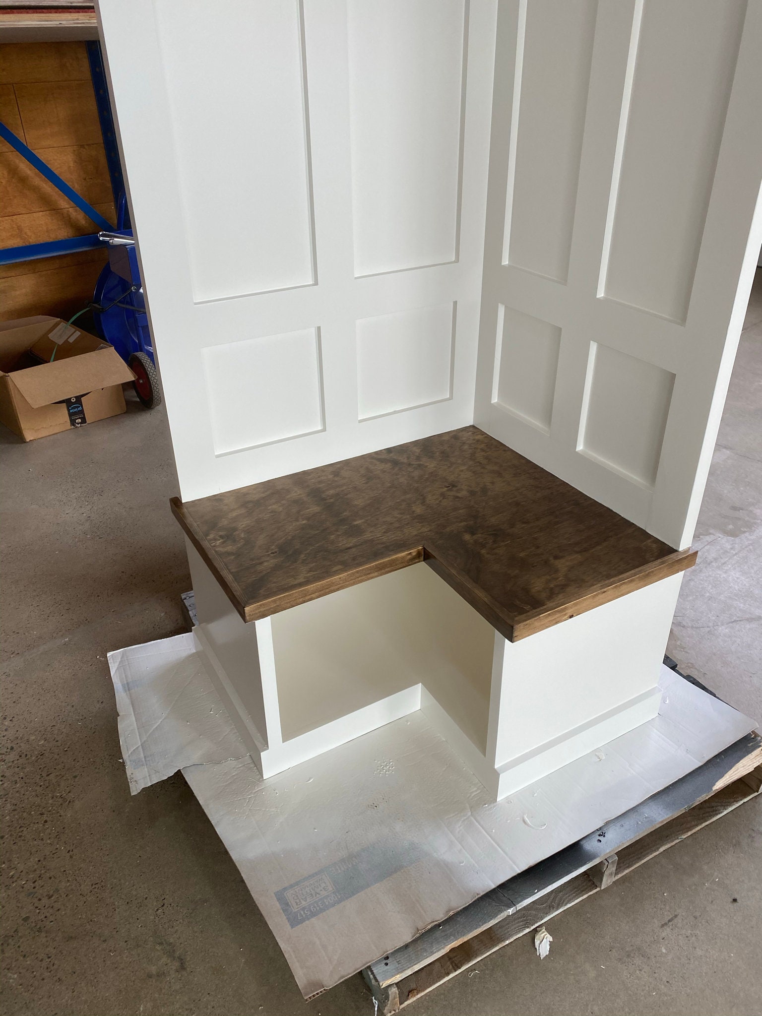 CUSTOM HALL TREE Corner Design W/ Bench Storage Coat Rack Etsy