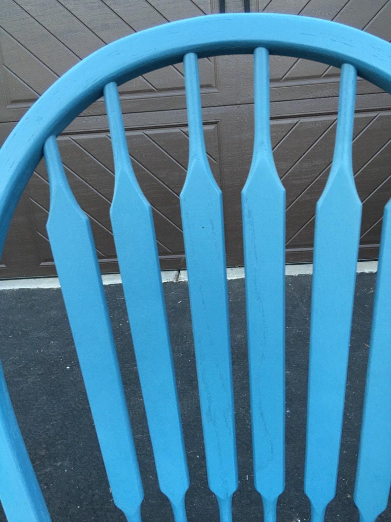 Farmhouse Dining Chairs set of four mixed vintage farm chairs Painted Aubusson Blue Dining Kitchen Rustic SOLD