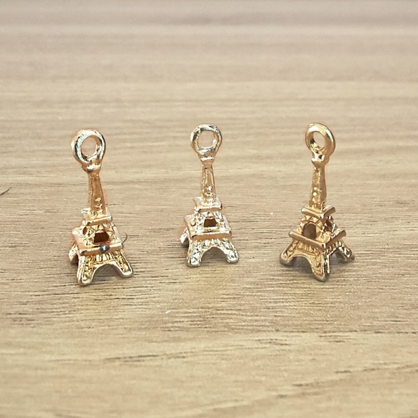 Gold Eiffel Tower Charm Jewelry - Oui Paris!